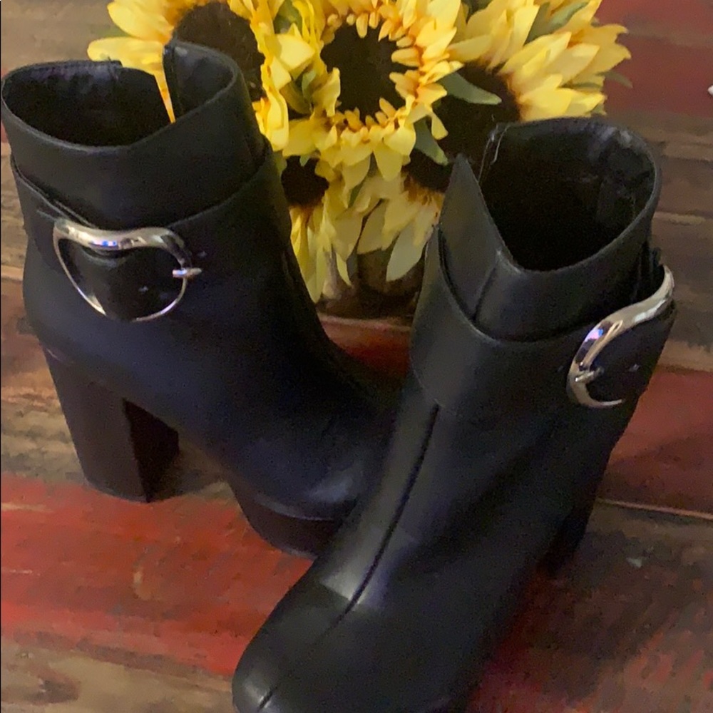 Buckled booties